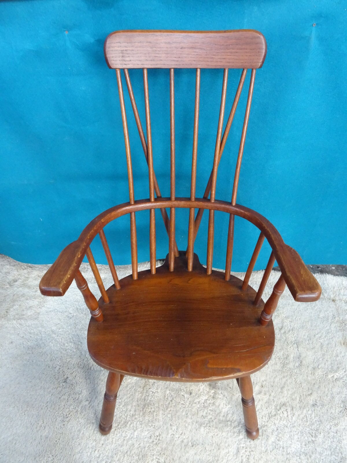 Pair of Scandinavian fan armchairs