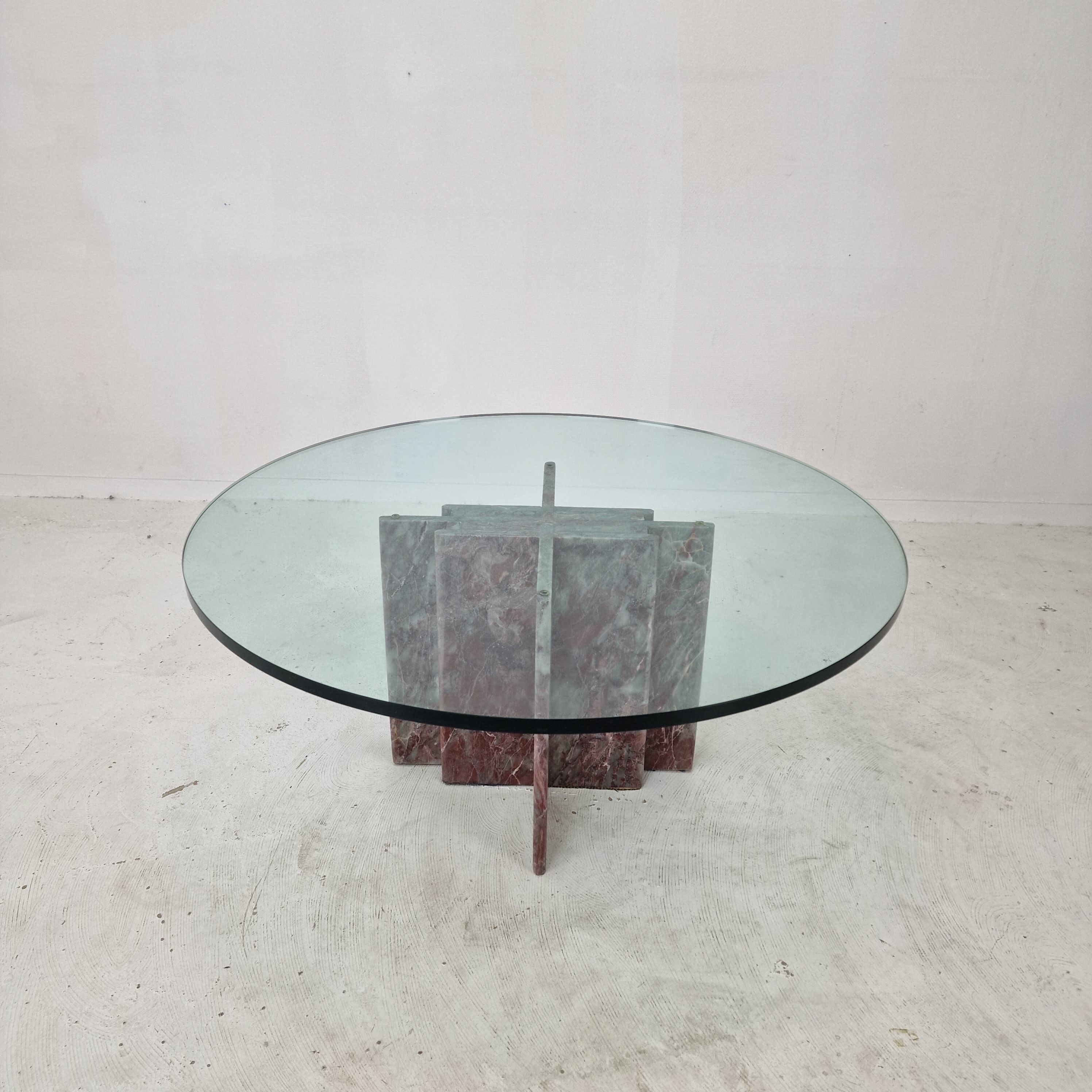 Italian Marble Coffee Table, 1980's