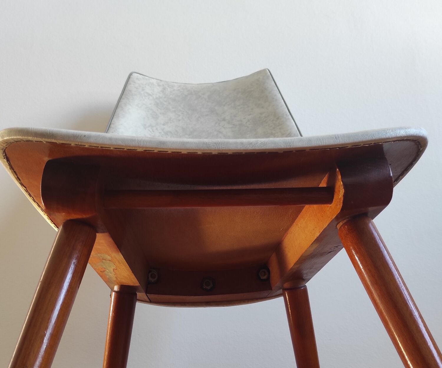 Set of 4 BAUMANN chairs from the 60s (model 840, Max Bill)