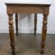 old marble and wood office bistro table 1850