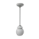 Art Deco hanging lamp with white glass ball