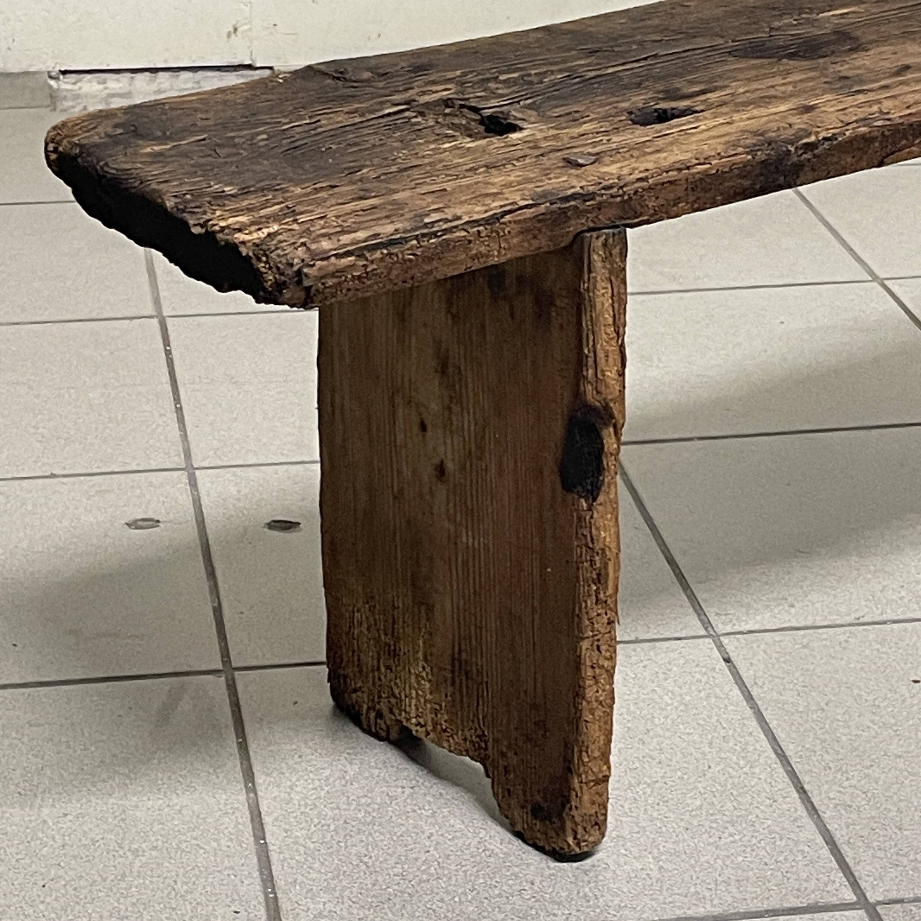 Pair of rustic benches, early 1900s