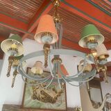 Lustre peint en fer
