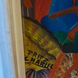 Original oil painting by Haitian artist Fritz Charles