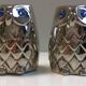 Atypique Salière & Poivrier Chouettes Hiboux Collector Plaqué Argent Design