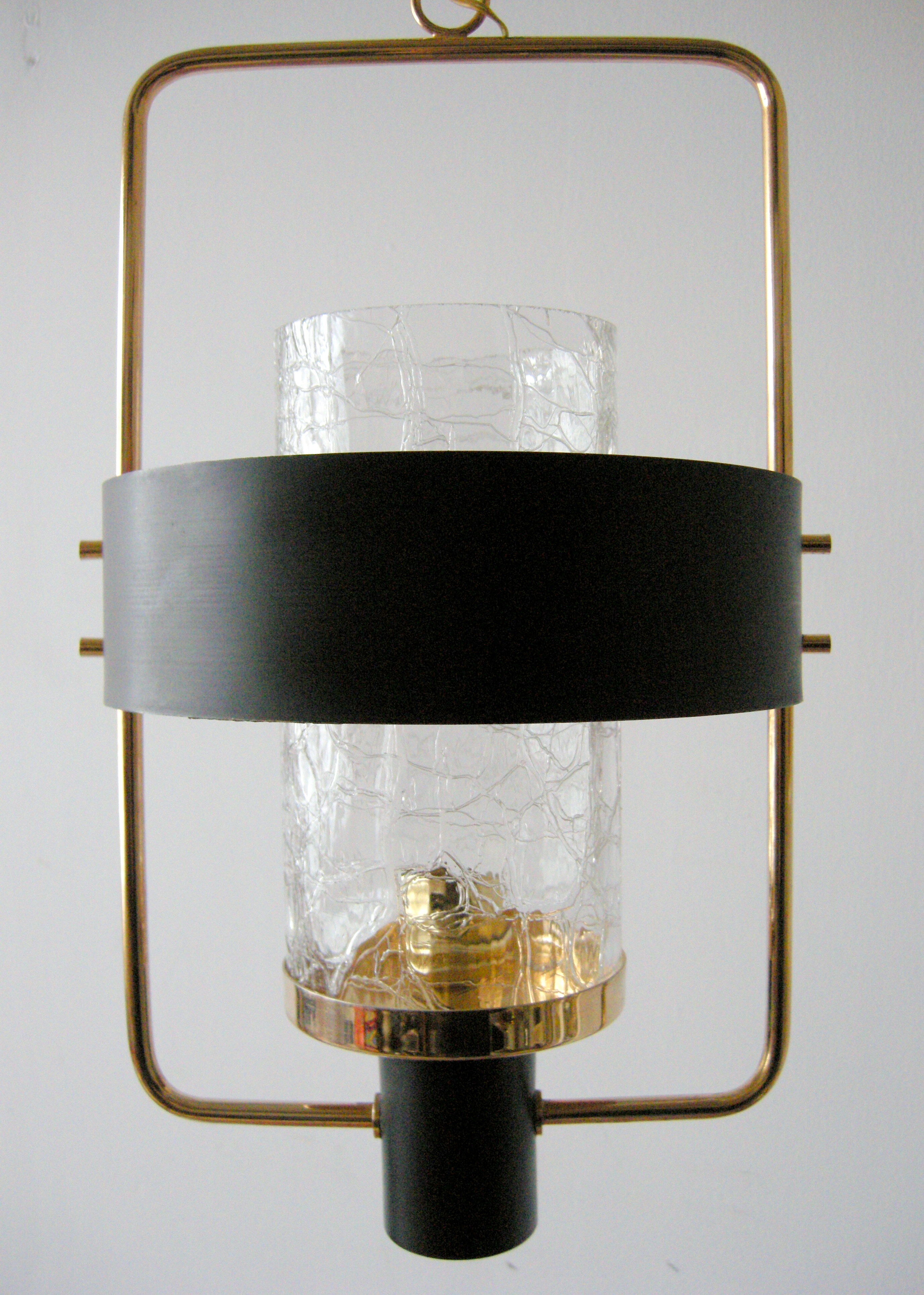 Hanging lamp arlus vintage 1950