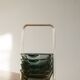 Cendrier en verre tourmaline du milieu du siècle par Wilhelm Wagenfeld pour WMF