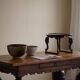 19th-century baroque dining table/desk in oak, Danish cabinetmaker.