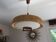 Suspension made of sisal and teak around 1960.