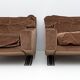 Pair of Mid-century Modern Italian Armchairs by Franz Sartori for Flexform