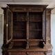 Very important Renaissance style chateau library buffet in oak