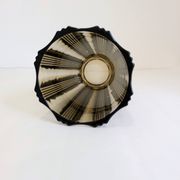 Smoked glass vase