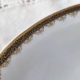 Large oval Winterling Bavaria porcelain dish with gold frieze Excelsior decoration