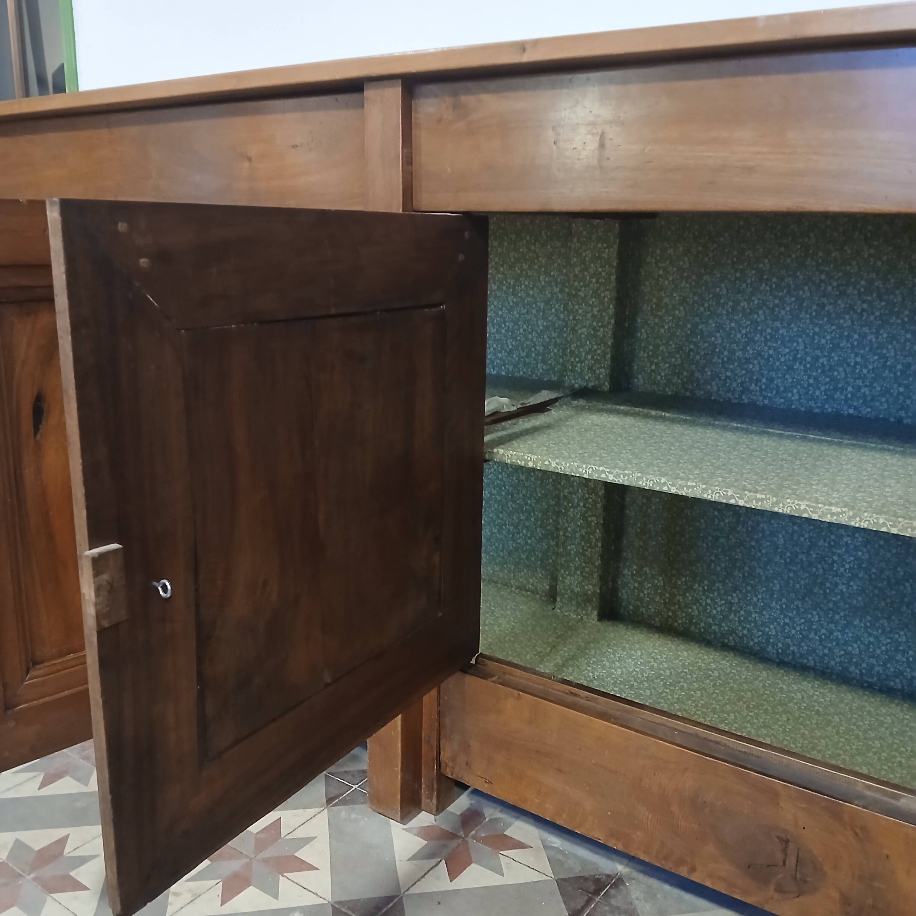 Pear wood sideboard, 4 doors