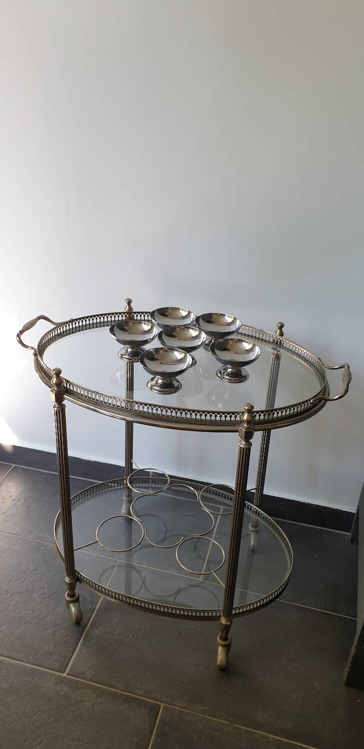 6 stainless steel ice cream cups