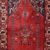 Old turkish carpet anatolian handmade 79cm x 112cm 1940s, 1c563