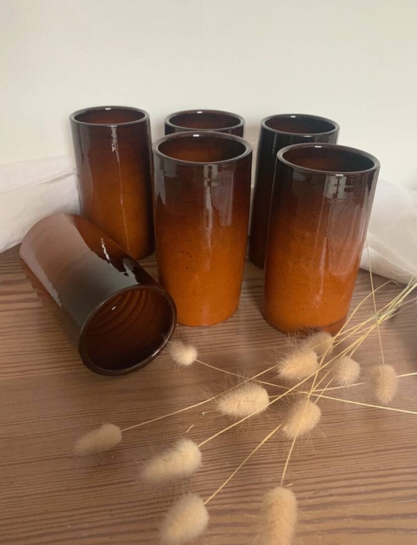 Vintage ceramic glasses