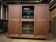 vitrine en bois vintage XL / étagère / meuble