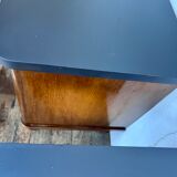 Paire de tables de nuit table de chevet vintage pieds compas