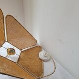 Rabane and leather suspension