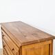 Grande commode en chêne massif des années 1970