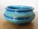 Vase Aldo Londi for Bitossi in "Rimini blue" ceramic from the 1960s.
