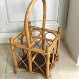 Rattan bottle holder