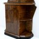Art Deco Italian Walnut Briar Sideboard with Mirror, Early 20th Century