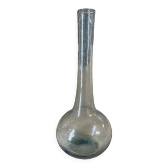Bubble glass soliflore vase