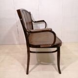 Banquette de bistrot Thonet en bois courbé XIXème siècle
