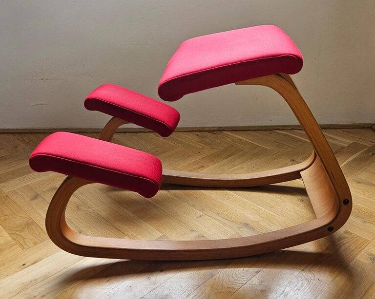 Rare Midcentury Balance Variable Knee Chair, Peter Opsvik, Norway, Stokke,