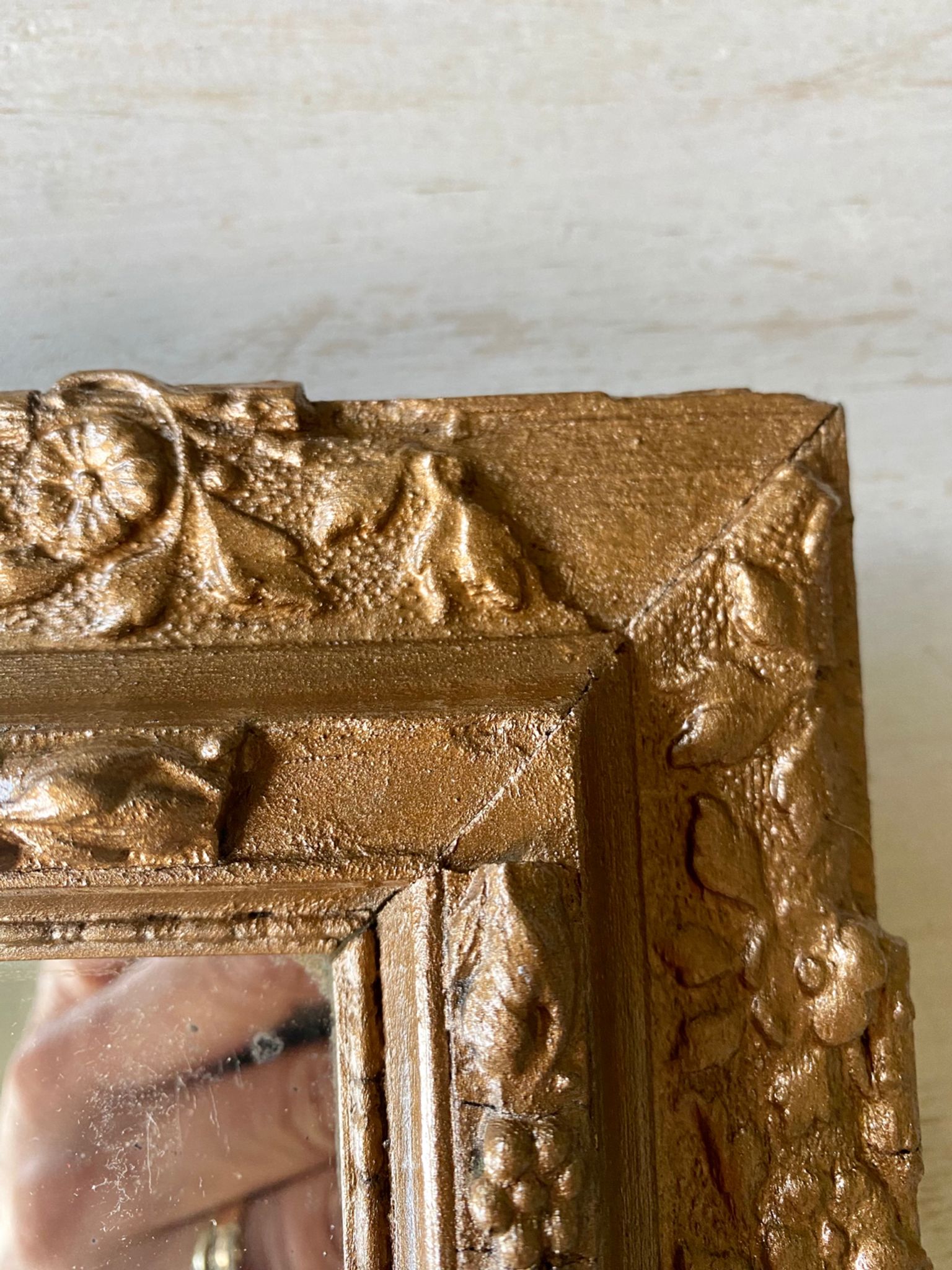 Ancien miroir doré début XXEME