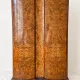 Art Deco wardrobe from the 1930s in elm burl – curved doors