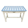 Table cuisine bois tôle émaillée années 50