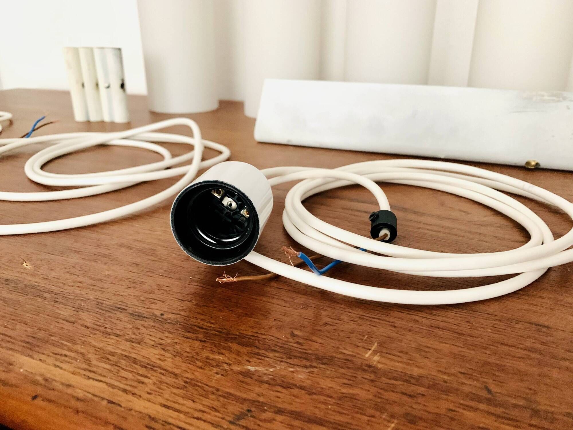 Lampe à Suspension Opaline par Uno et Östen Kristiansson