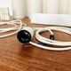 Lampe à Suspension Opaline par Uno et Östen Kristiansson
