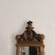 Mirror Witch Trumeau Wall Light Louis XVI Style Vintage Gilded Drapery