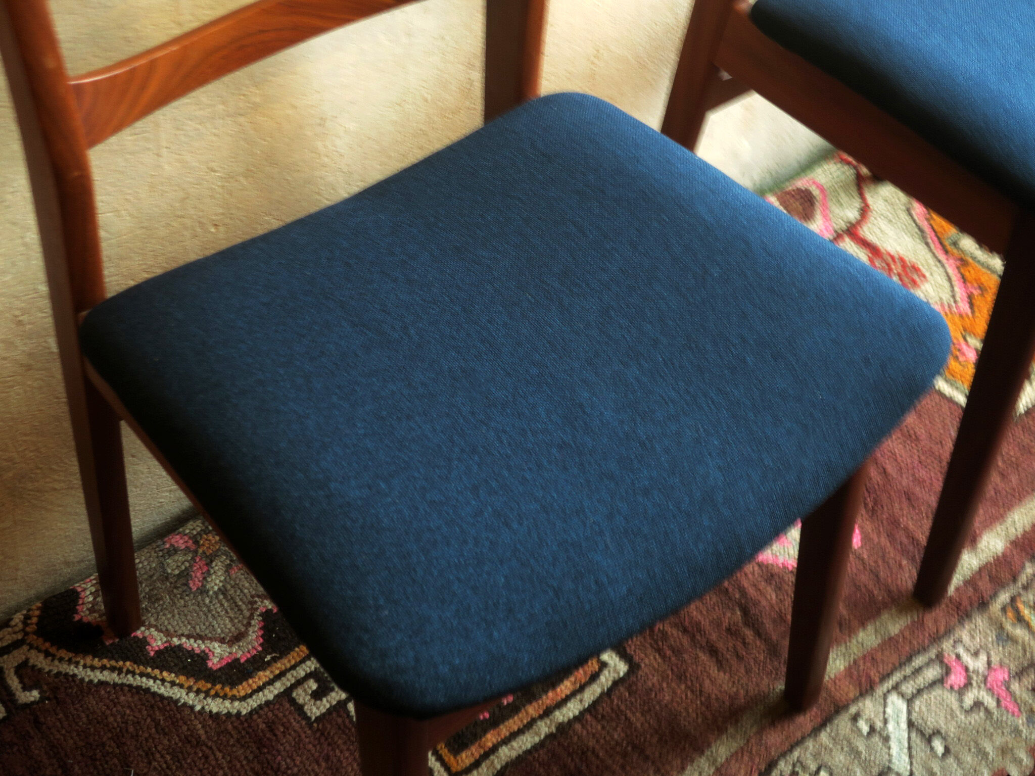 Set of 6 mid-century Danish teak dining chairs, 1960s