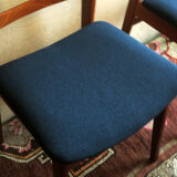 Set of 6 mid-century Danish teak dining chairs, 1960s