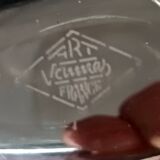 Large BIRD Vintage Vannes Crystal Pocket tray