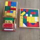 Vintage wooden educational games (truck & tablet)