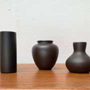 Minimalist German ceramic vases from the mid-century, Wormser Terra-Sigillata, 1960s, set of 3.