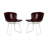 Lot of 2 chairs by Harry Bertoia for Knoll, 1970