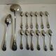 Old housewife in silver metal henri charpentier 38 pieces early 19th