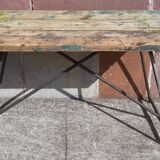 Folding workshop table