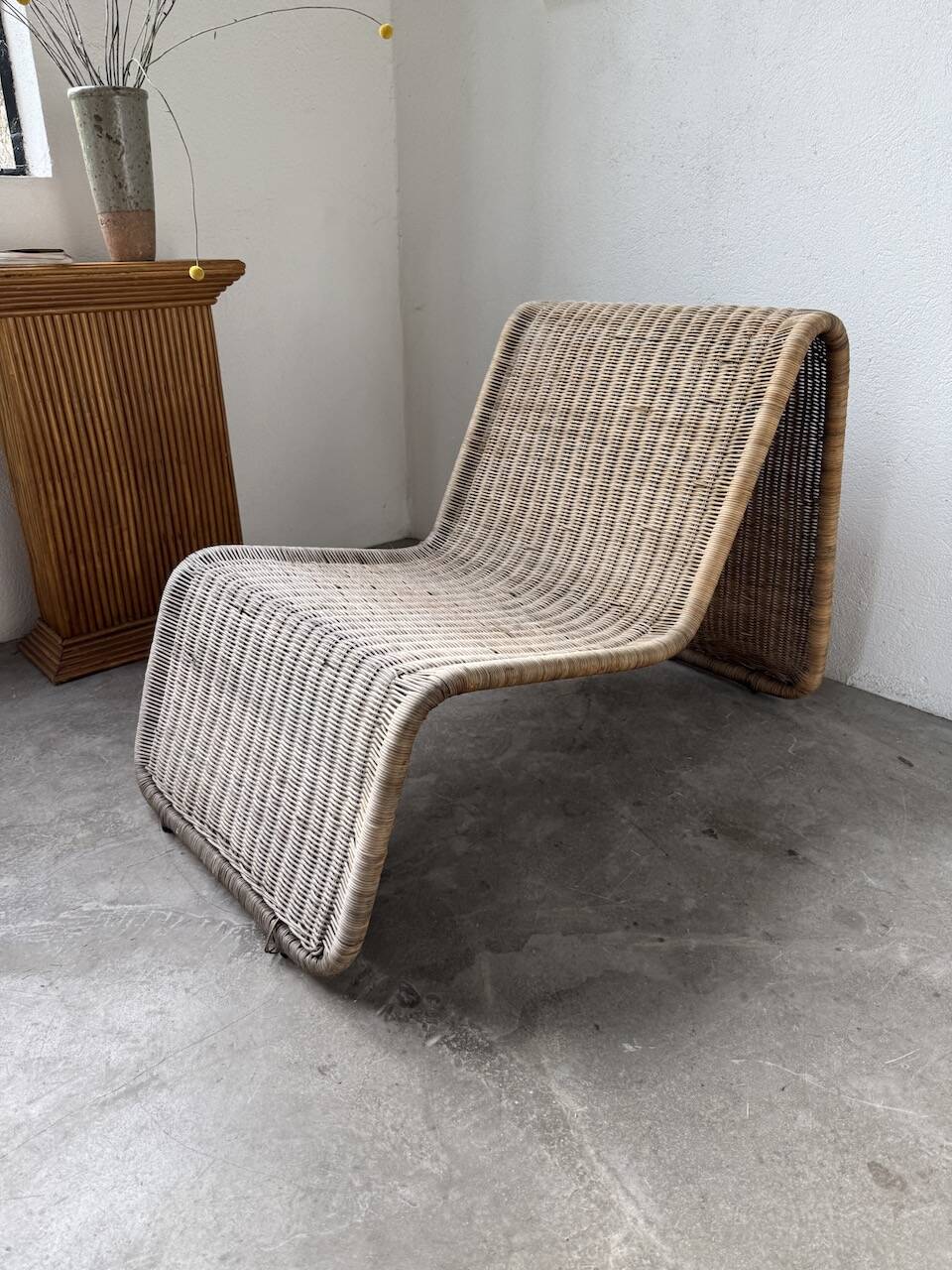 Hestra woven wicker armchair by Ikea 1982