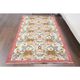 Vintage Turkish Oushak Handmade Wool Cotton Beige Area Rug 103x207