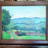 Landscape of limousin by gaston dardaillon (19th-20th century)