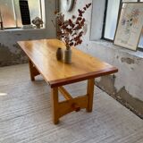 Mountain furniture table in pine 2m