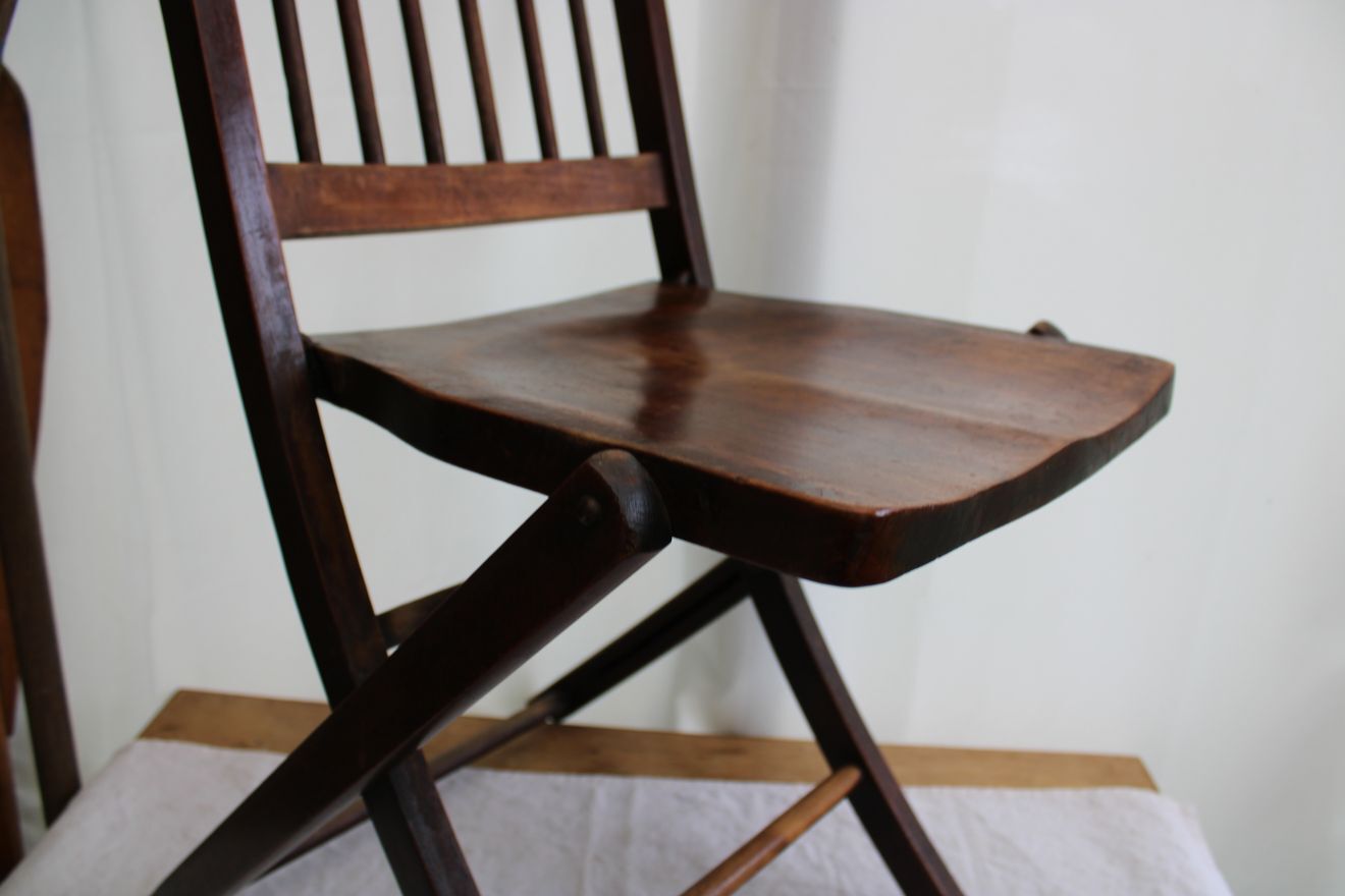 Pair of folding chairs